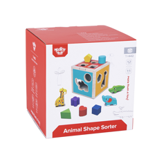 Animal Shape Sorter-Cubo encaixe animais